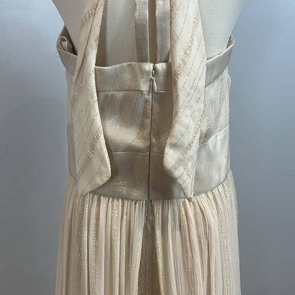 Marc Bouwer Gold Silk Evening Gown - Picture 12 of 17